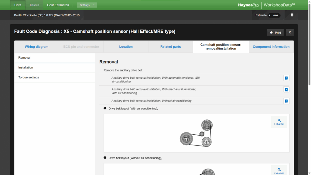 Fault code diagnosis - Haynespro-