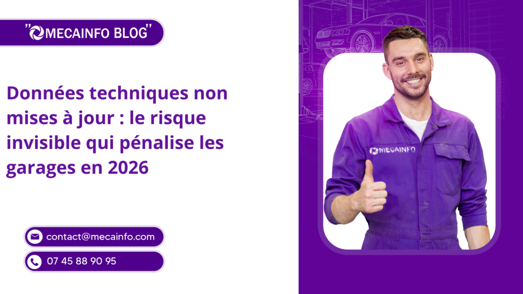 Données techniques non mises à jour : le risque invisible qui pénalise les garages en 2026
