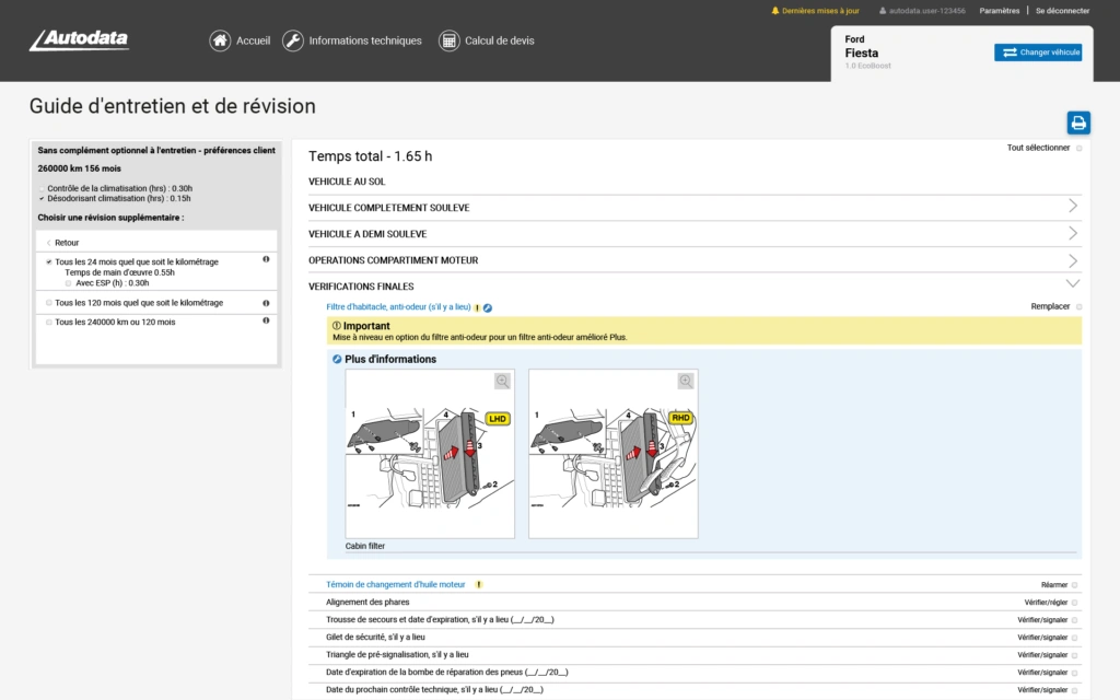 la plateforme autodata